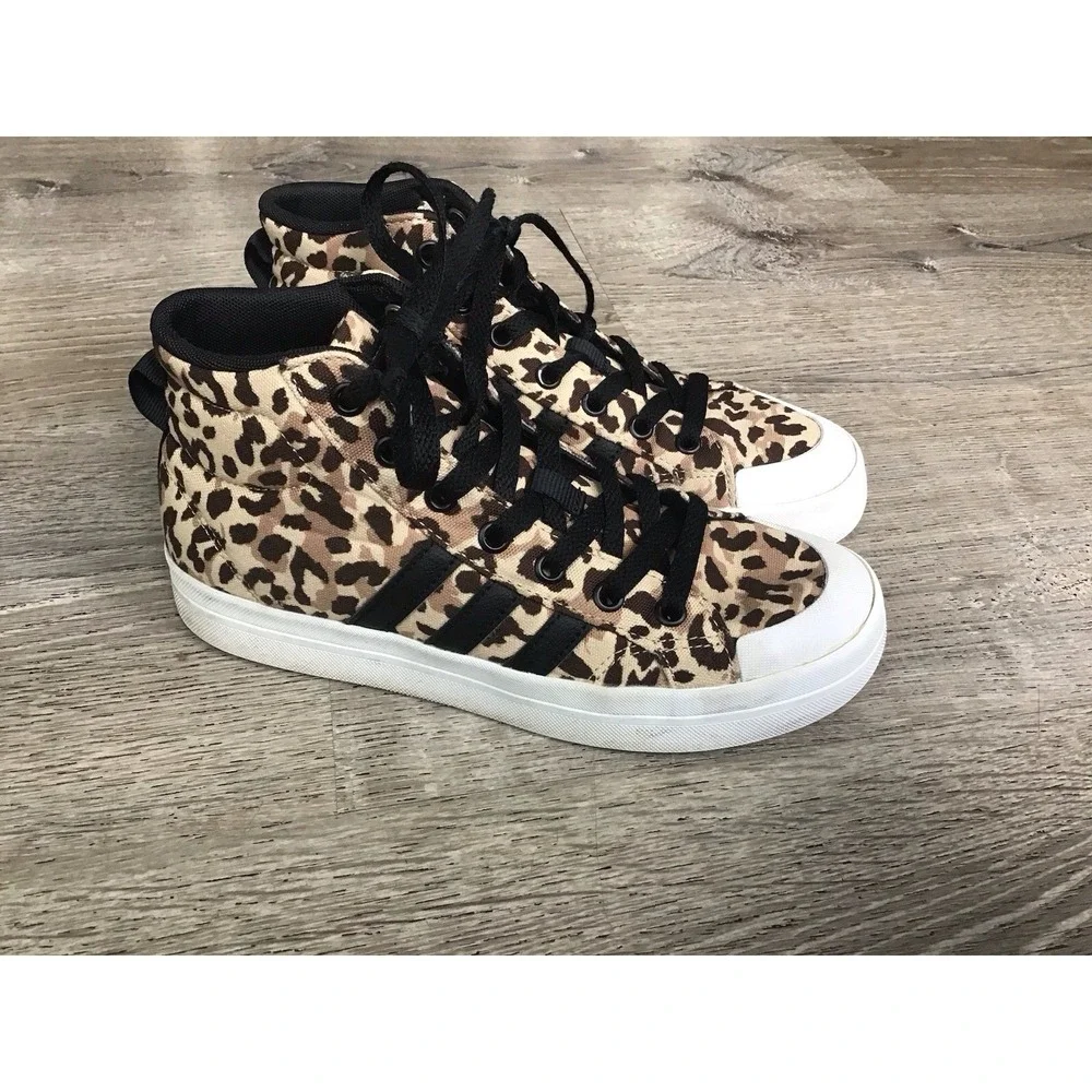 Adidas Nizza Original Mid Leopard 2022 (GY4707) Women's Size 5.5 Classic Shoes